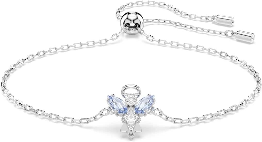 Swarovski Magic bracelet, Angel, Blue, Rhodium finish